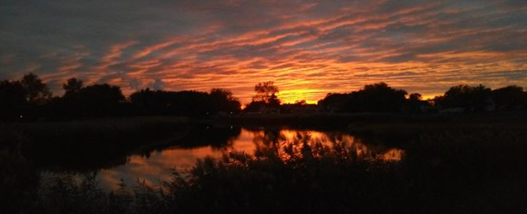 Salem County Sunset in Hancock's Bridge