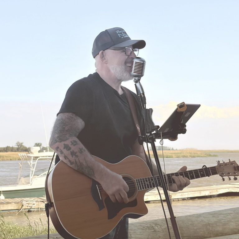 Dave Boucher playing at The Bait Box Restaurant in Greenwich, NJ this past Mother's Day