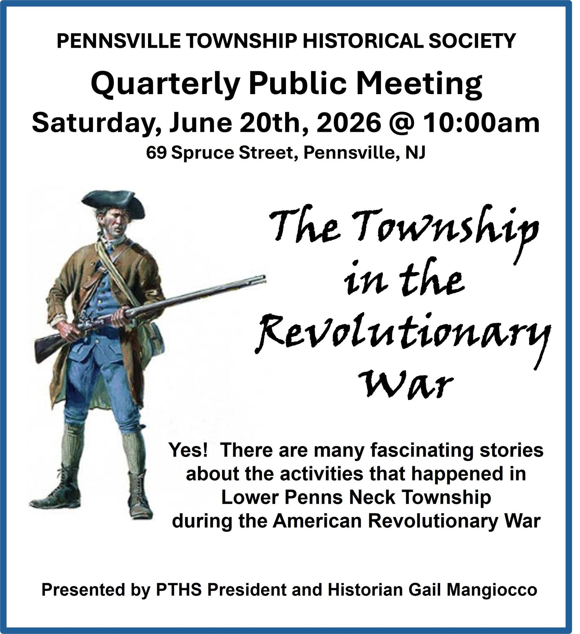 Pennsville Township in the Revolutionary War