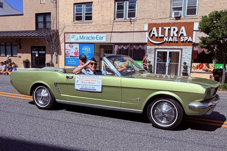 Woodstown 4th of July Parade 250th Celebration Marshal is Wayne Wright. Served in the United States Air Force.
