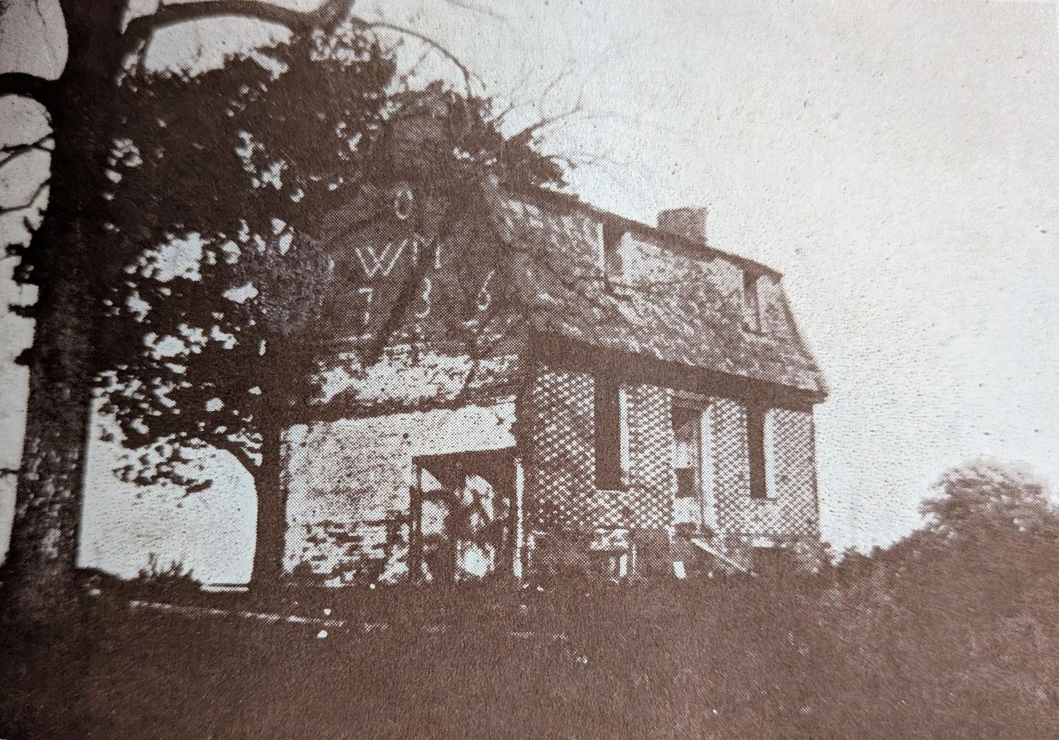 Oakford House before Preservation Photo from the Alloway Remembers Book
