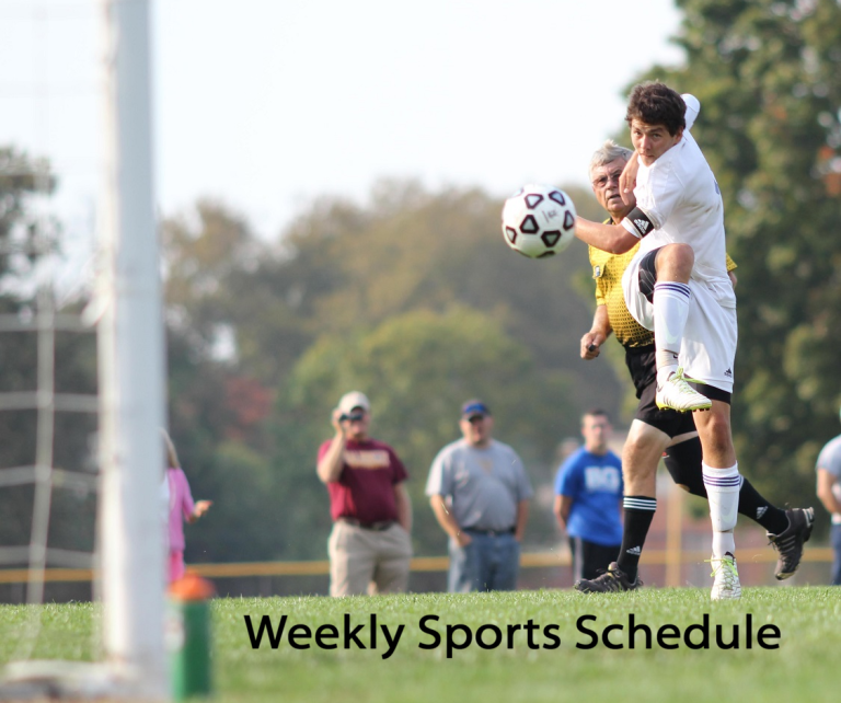 Weekly Sports' Schedule